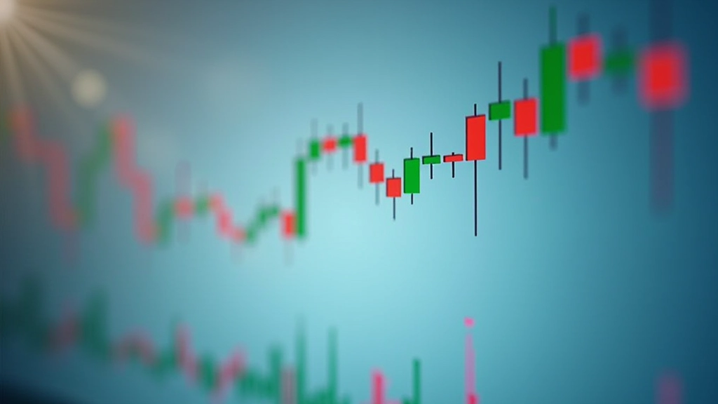 Illustrazione dei componenti di una candela con corpo pieno, stoppini superiori e inferiori, codici colore per rialzo e ribasso