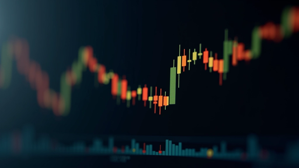 Grafico con picco di volume improvviso evidenziato, istogramma molto alto rispetto alla media